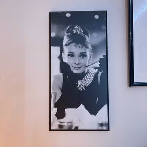 Audrey Hepburn wall picture/decor